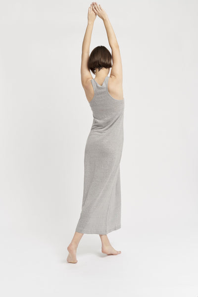 long vest top dress POINTELLE SLIM LONG VEST DRESS at Atelier Delphine Nude / S