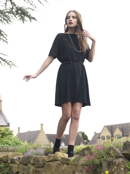 Ethical Fashion by Outsider. Sustainable Fashion using Natural Fabrics - T-Shirt Dress made from Bamboo and Silk