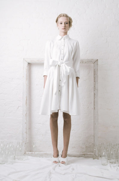 Ethical Fashion by Outsider. Sustainable Fashion using Natural Fabrics - SHIRT Dress made from Organic Cotton1